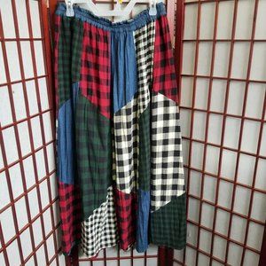100% Cotton Plaid Skirt